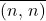 \overline{(n,\,n)}