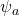 \psi_a