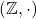 (\mathbb{Z}, \cdot)