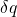 \delta q