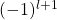(-1)^{l+1}