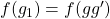 f(g_1)=f(gg')